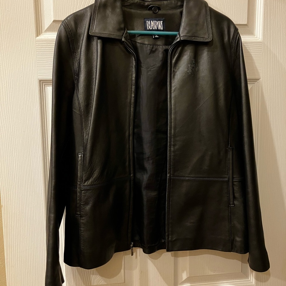 Blassport leather jacket size L